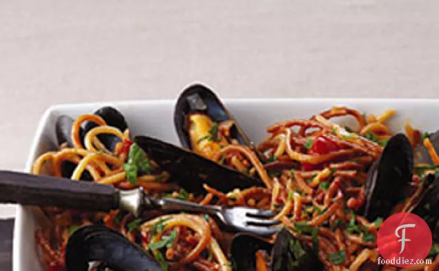 Fideos with Mussels