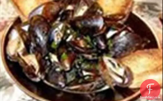 Mussels Cooked in Lager