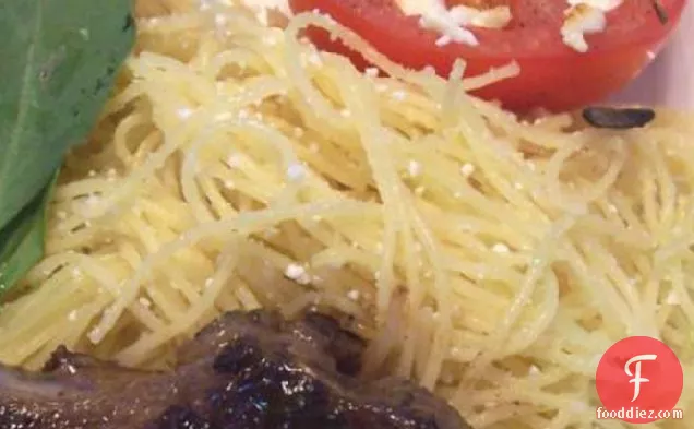 Brown Butter Spaghetti With Greek (Mizithra) Cheese