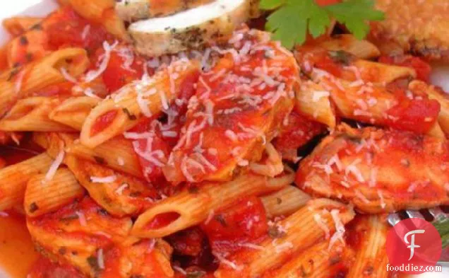 Rick's Grilled Chicken Penne Pasta