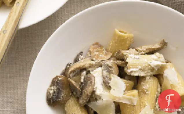 Mushroom Pasta with Ricotta