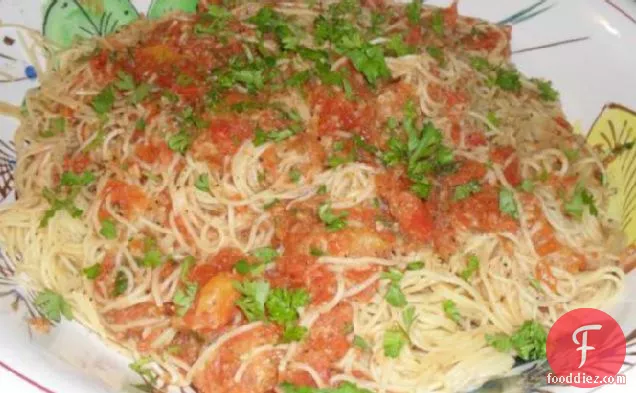 Baked Tomato Sauce with Pasta