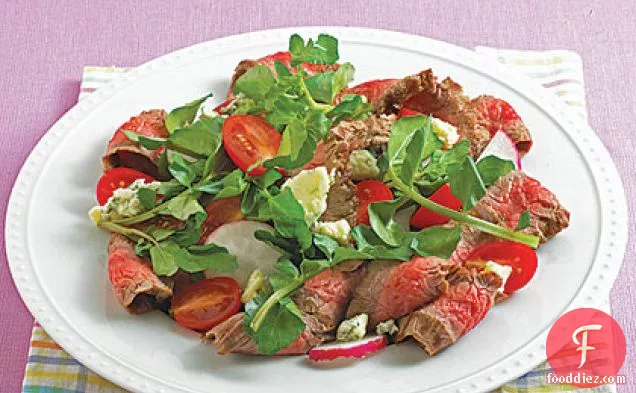 Flank Steak and Watercress Salad