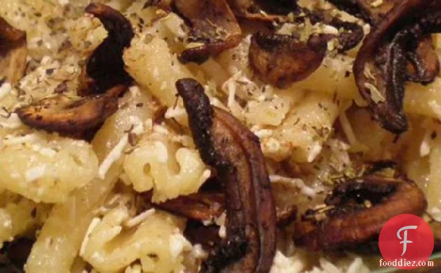 Mushroom Pasta With Browned Butter and Cheezus!