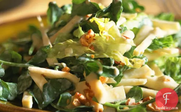 Celery Root-Watercress Salad with Creamy Dijon Dressing