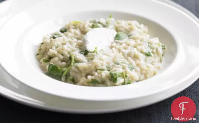 Watercress & Goat's Cheese Risotto