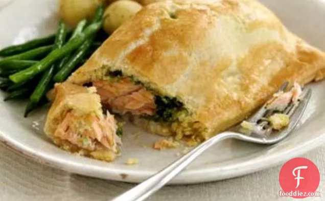 Watercress & Salmon Parcels