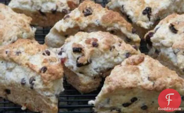 Chocolate Chip-Toffee Scones