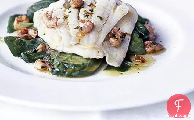 Plaice With Brown Shrimp Butter