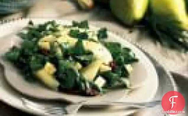 Watercress, Pear And Goat Cheese Salad With Sherry Vinaigrette