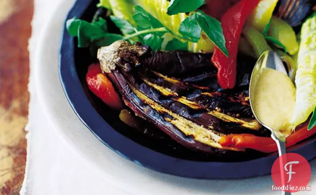 Grilled-Vegetable Salad with Cuban Mojo