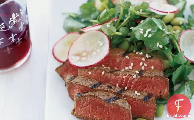 Grilled Beef with Sesame Dressing