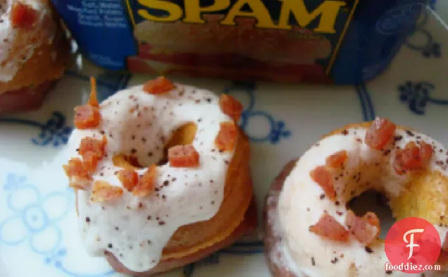 Mini Maple Spam Doughnuts