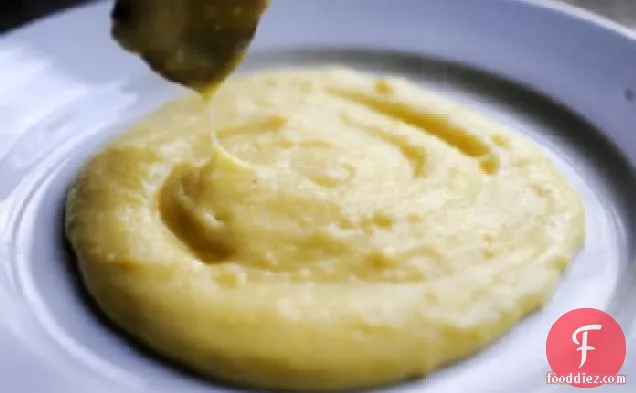 Creamy Polenta with Goat Cheese