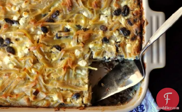 दालचीनी किशमिश नूडल कुगेल