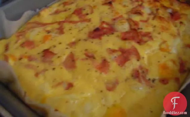 Low-Carb Bacon and Egg Quiche