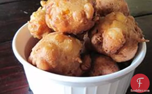 Ham and Corn Beignets