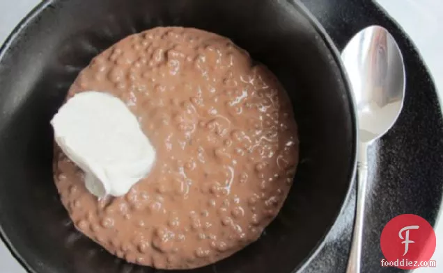 Creamy Chocolate Tapioca Pudding