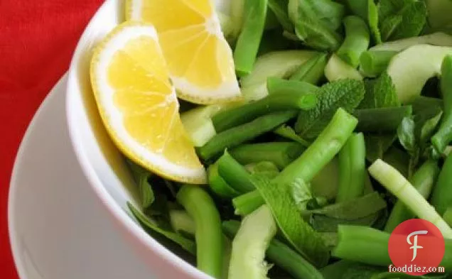 Avocado And Watercress Salad With Green Beans
