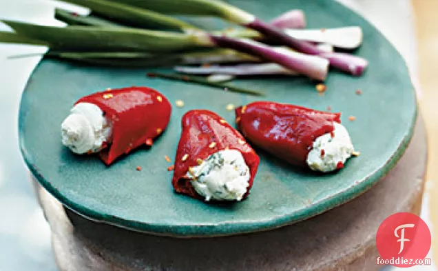 Stuffed Piquillo Peppers with Goat Cheese