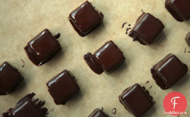 Chocolate-Dipped Salted Caramels Recipe
