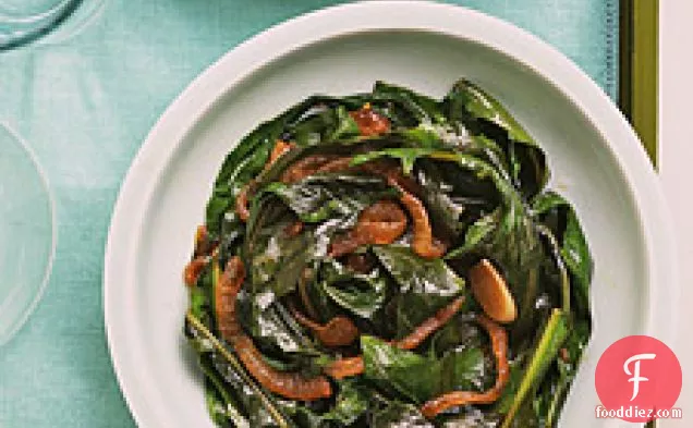 Wilted Dandelion Greens With Sweet Onion