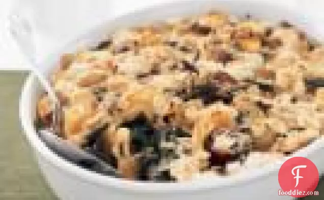 Baked Pasta With Dandelion Greens & Sausage