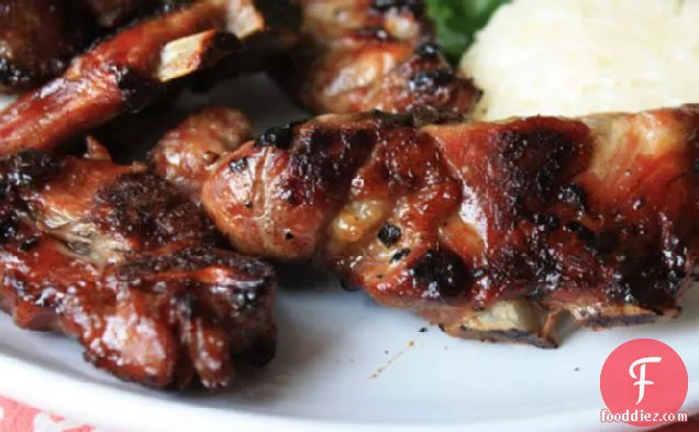 थाई स्टाइल ग्रिल्ड पोर्क नेक