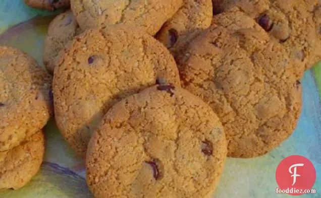 Sweet & Salty Chocolate Almond Cookies