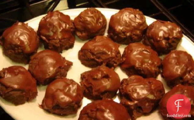 Lannette's Frosted Chocolate Drop Cookies
