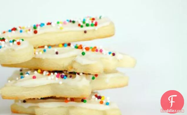 Sour Cream Cut-Out Cookies With Cream Cheese Icing