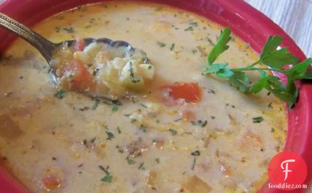 मकई का सूप (सोपा डेवेलोट)