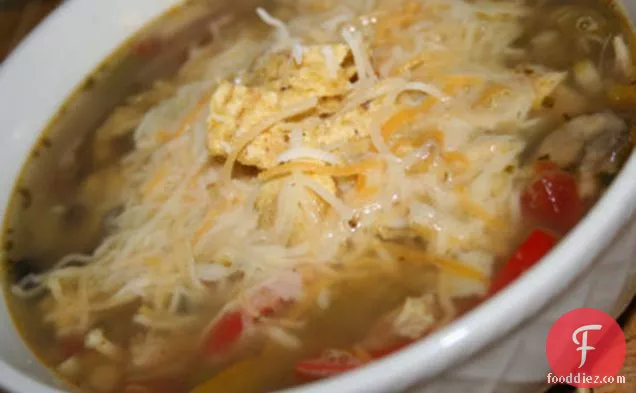 Chicken Fajitas Soup