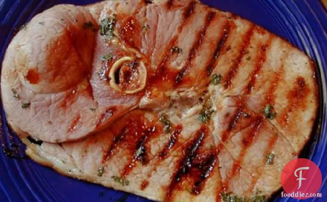 Jalapeno Glazed Ham Steak