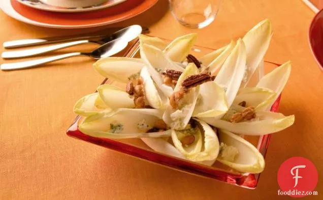 Endive Salad with Candied Pecans and Maytag Blue Cheese