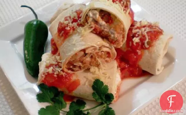 Cilantro Lime Pork Roll Ups With Caramelized Onions