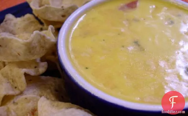 Australian Lager and Spicy Cheese Dip