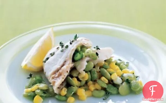 Snapper With Succotash
