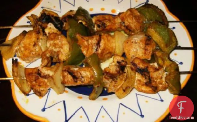 Moroccan Spiced Chicken Kebabs