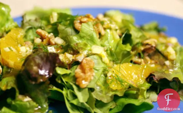 Spring Green Salad With Orange-fennel Vinaigrette