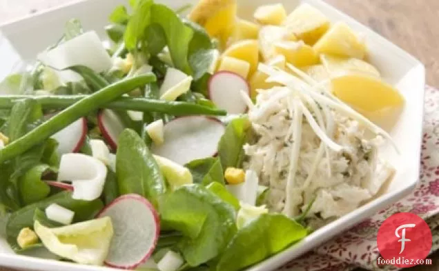 Crab Salad with Lemon Dressing