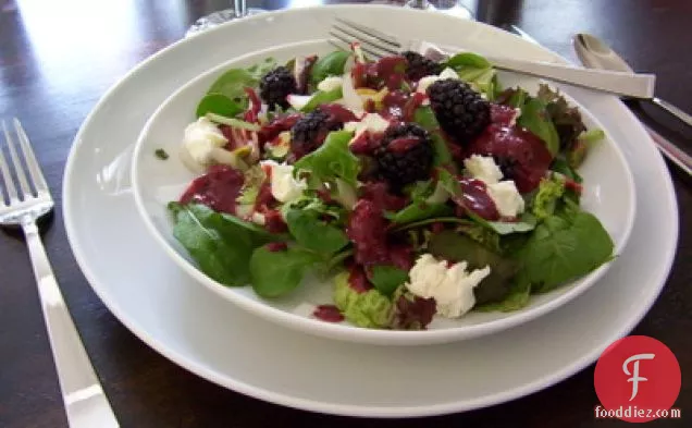 Mixed Baby Greens With Blackberry Vinaigrette