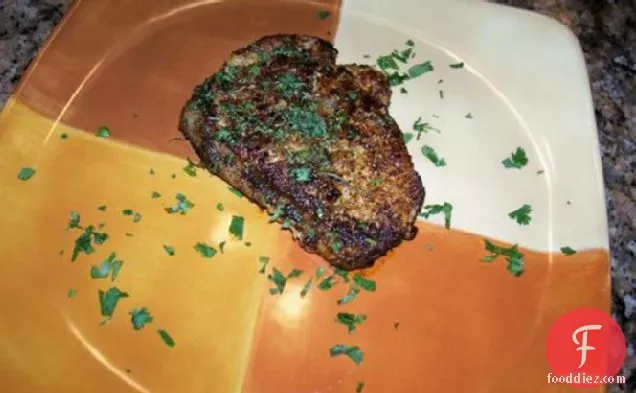 मिर्च धूल पोर्क चॉप