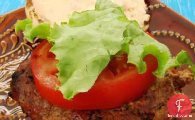 Taco Burgers With Chipotle Mayonnaise