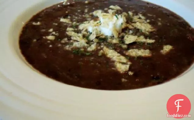 Awesome Healthy Black Bean Soup