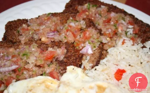 Silpancho (Traditional Bolivian Meal)