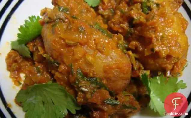 Dum Aloo (Fried Potatoes in Spicy Sauce )