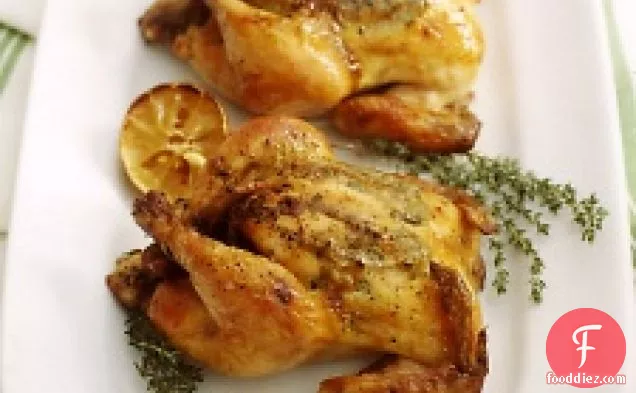 Cornish Hens With Lemon And Herbs