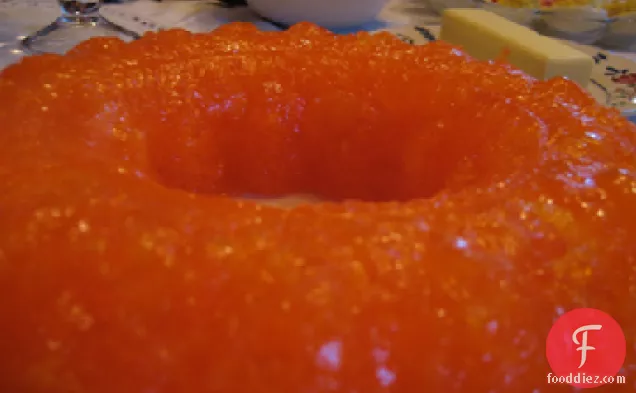 Muriel's Orange Jello Dessert