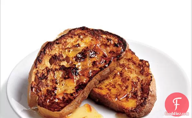 Ciabatta French Toast with Marmalade Drizzle